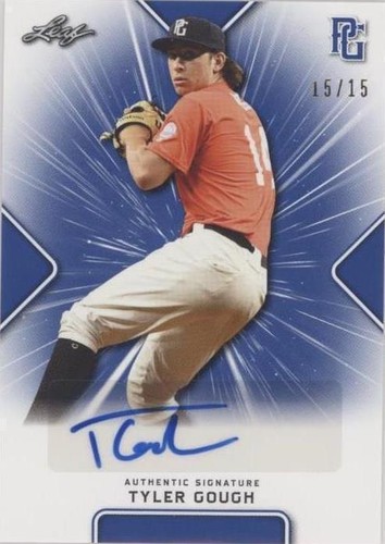 2021 Leaf Perfect Game National Showcase - Tyler Gough #BA-TG1