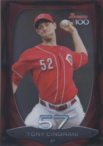 2013 Bowman - Tony Cingrani #BTP-57