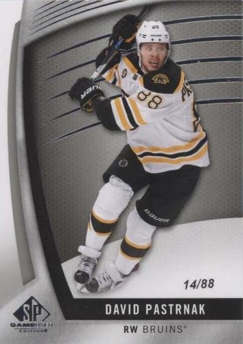 2017-18 SP Game Used - David Pastrnak #61