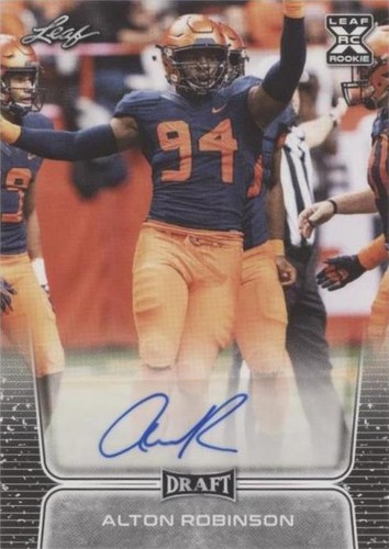 2020 Leaf Draft Alton Robinson #BA-AR1