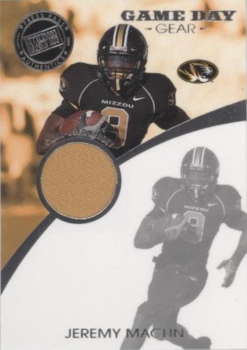 2009 Press Pass Signature Edition Jeremy Maclin #GDG-JM