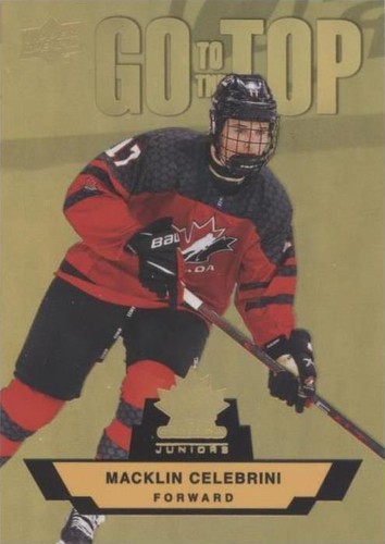 2023 Upper Deck Team Canada Juniors - Macklin Celebrini #GT-13