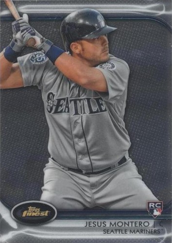 2012 Topps Finest - Jesus Montero #72