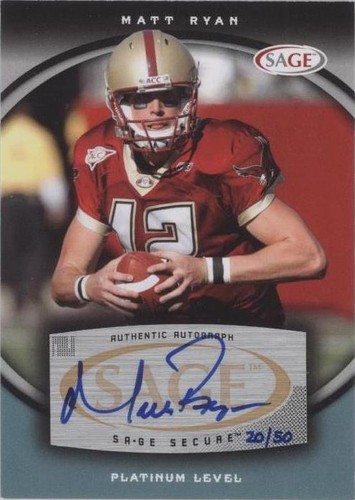 2008 SAGE Matt Ryan #A52