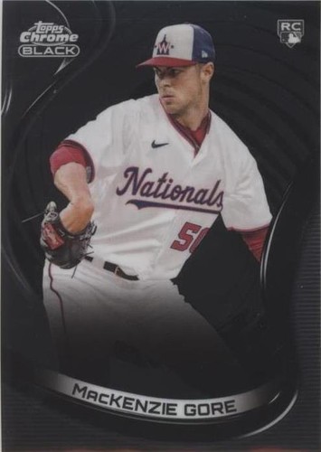 2022 Topps Chrome Black - MacKenzie Gore #90