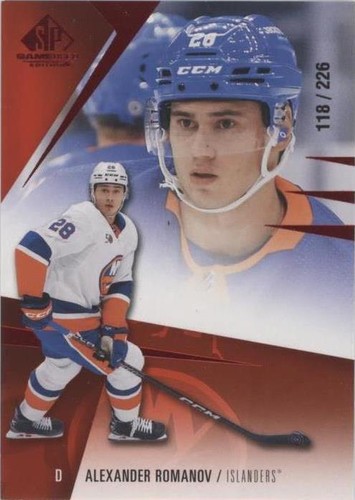 2023-24 Upper Deck SP Game Used - Alexander Romanov #78
