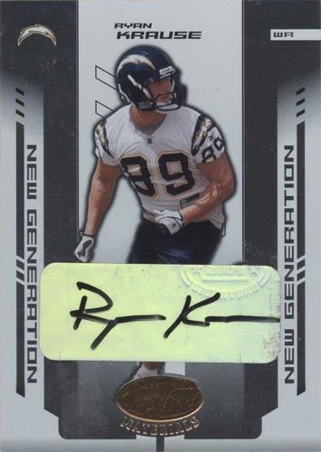 2004 Leaf Certified Materials Ryan Krause #193