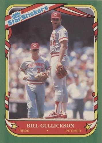 1987 Fleer Star Stickers - Bill Gullickson #51