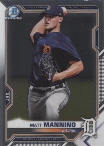 2021 Bowman Chrome - Matt Manning #BCP-205