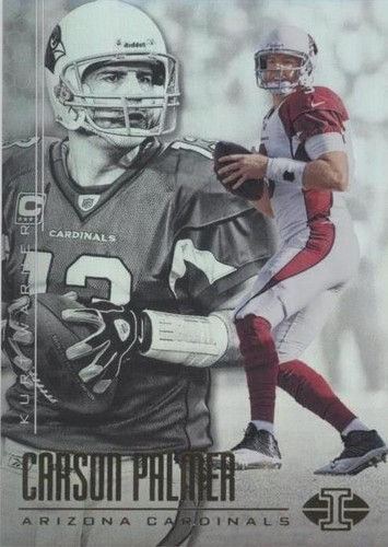 2017 Panini Illusions Carson Palmer Kurt Warner #14