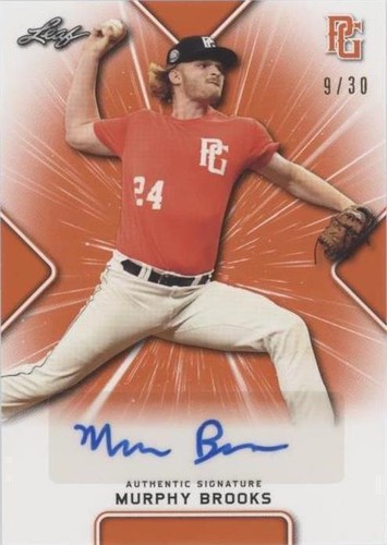 2021 Leaf Perfect Game National Showcase - Murphy Brooks #BA-MB2