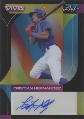 2022 Leaf Vivid - Cristian Hernandez #BA-CH2