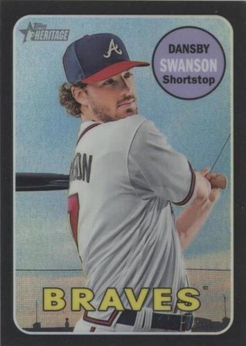 2018 Topps Heritage - Dansby Swanson #THC-53