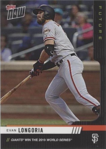 Evan Longoria Retires Rays 2025 MLB Topps NOW Card 267