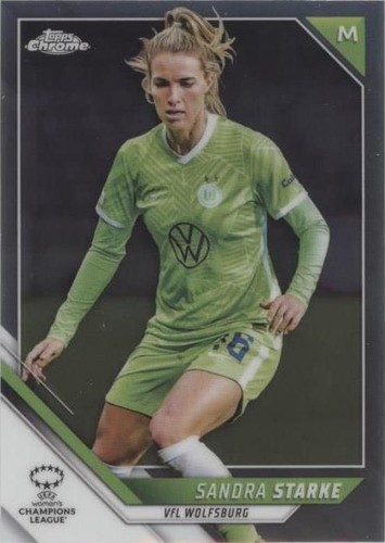 キャロライン グラハム ハンセン Topps Chrome 直筆サイン Caroline Graham Hansen 2021-22 Topps Chrome UEFA Women's