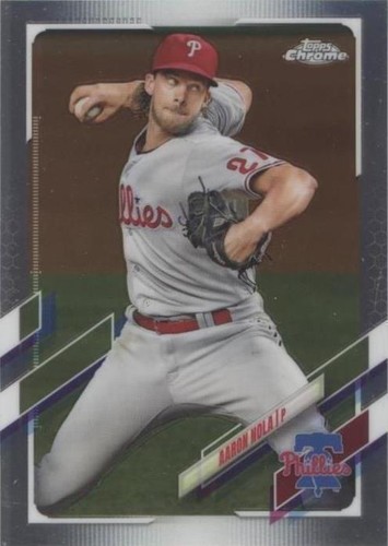 2021 Topps Chrome - Aaron Nola #46