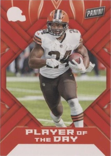 2022 Panini Player of the Day Nick Chubb #24