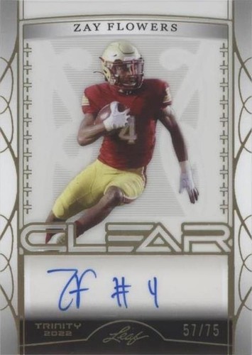 2022 Leaf Trinity Zay Flowers #CA-ZF1