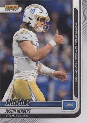2022 Panini Instant NFL Justin Herbert #165