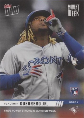 2019 Topps Now Vladimir Guerrero Jr. MLB Debut Rookie RC #137
