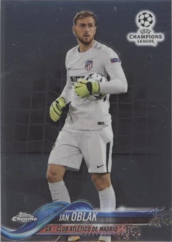 2017-18 Topps Chrome UCL Jan Oblak #57