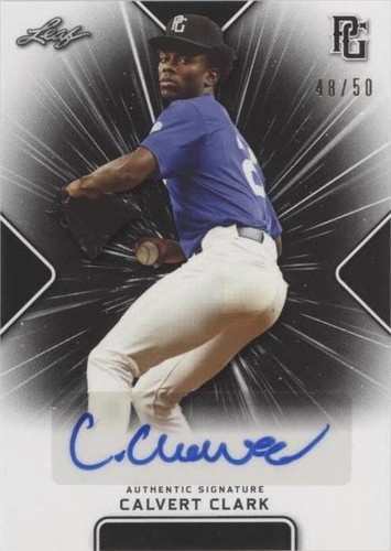 2021 Leaf Perfect Game National Showcase - Calvert Clark #BA-CC3