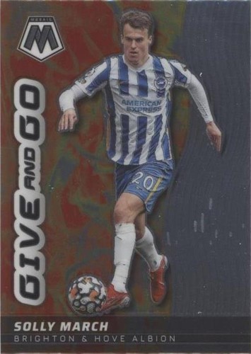 2021-22 Panini Mosaic Premier League Solly March #22
