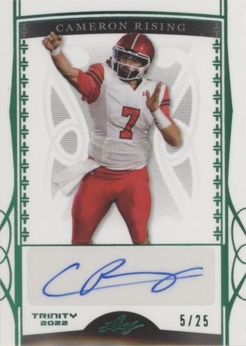 2022 Leaf Trinity Cameron Rising #BA-CR1