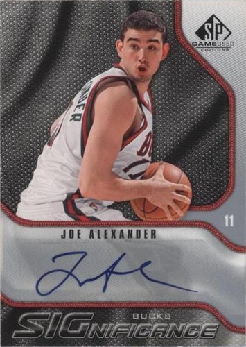 2009-10 SP Game Used - Joe Alexander #S-JO