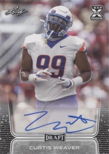 2020 Leaf Draft Curtis Weaver #BA-CW1