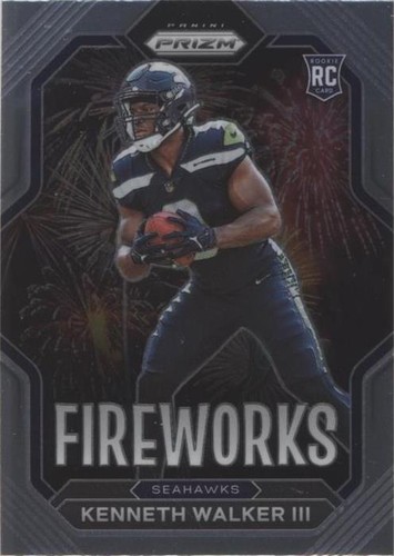 Kenneth Walker III 2022 Select Silver Prizm RPA Rookie Patch