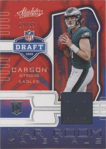 2022 Panini Absolute Carson Strong #11