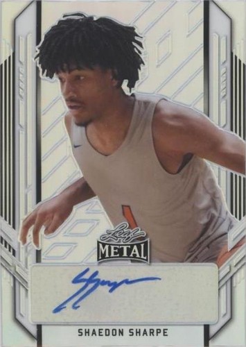 2021-22 Leaf Metal - Shaedon Sharpe #BA-SS1