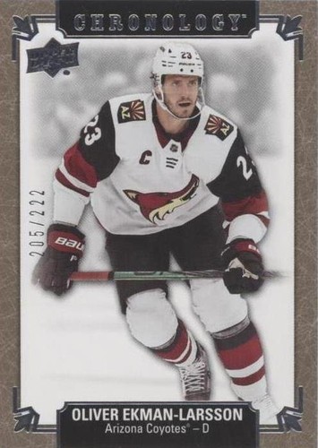 2019-20 Upper Deck Chronology - Oliver Ekman-Larsson #137