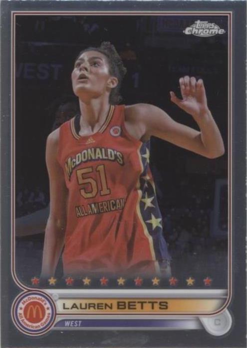 2022 Topps Chrome McDonald's All American - Lauren Betts #38