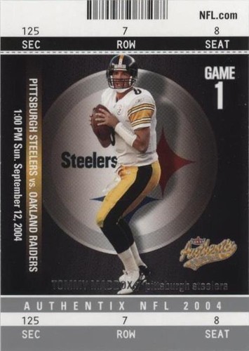 2004 Fleer Authentix Tommy Maddox #61
