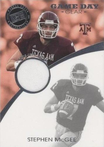 2009 Press Pass Signature Edition Stephen McGee #GDG-SM