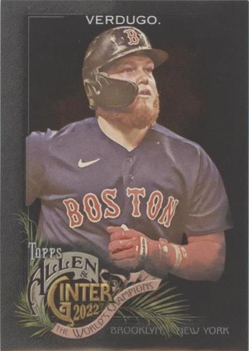 2022 Topps Allen & Ginter X - Alex Verdugo #186