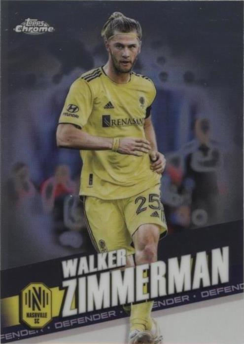 2022 Topps Chrome MLS Walker Zimmerman #74