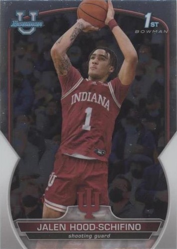 2022-23 Bowman University Chrome - Jalen Hood-Schifino #57