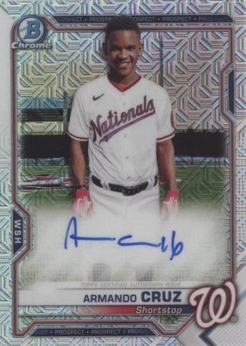 2021 Bowman Chrome - Armando Cruz #BCMA-AC