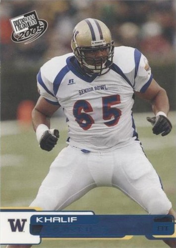 2005 Press Pass Khalif Barnes #B34