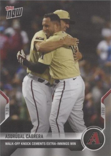 2021 Topps Now - Asdrubal Cabrera #587