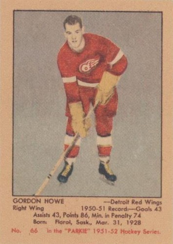 1993-94 Parkhurst - Gordie Howe #PR-33