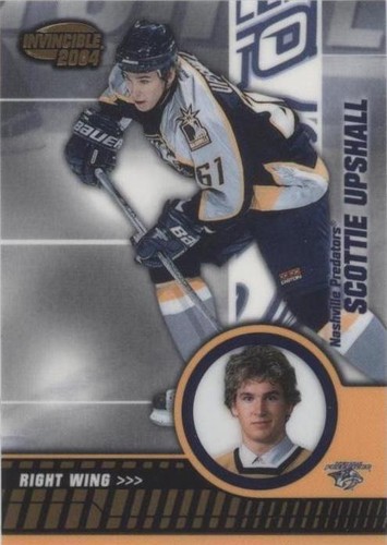 2003-04 Pacific Invincible - Scottie Upshall #53