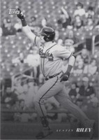 2022 Topps Black & White - Austin Riley #75