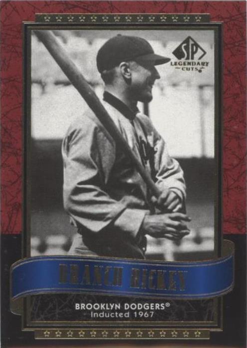 2003 SP Legendary Cuts - Branch Rickey #16