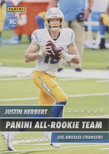2020 Panini Instant NFL Justin Herbert #ART-1