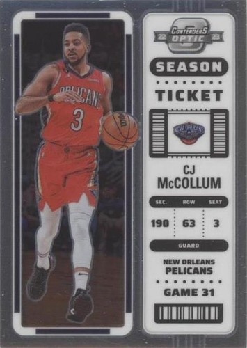 2022-23 Panini Contenders Optic - C.J. McCollum #65