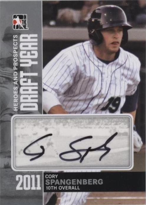 2011 In the Game Heroes and Prospects - Cory Spangenberg #DY-CSP